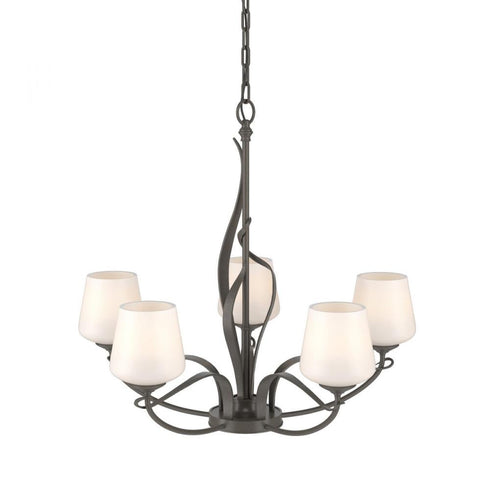 Hubbardton Forge Flora 5 Arm Chandelier Model: 103040-SKT-82-GG0236