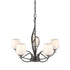 Hubbardton Forge Flora 5 Arm Chandelier Model: 103040-SKT-82-GG0236