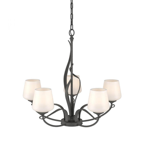 Hubbardton Forge Flora 5 Arm Chandelier Model: 103040-SKT-82-GG0236