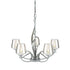 Hubbardton Forge Flora 5 Arm Chandelier Model: 103040-SKT-82-GG0236