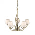 Hubbardton Forge Flora 5 Arm Chandelier Model: 103040-SKT-86-GG0236