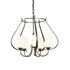 Hubbardton Forge Flora 5 Arm Chandelier Model: 103045-SKT-82-GG0303