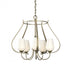 Hubbardton Forge Flora 5 Arm Chandelier Model: 103045-SKT-82-GG0303