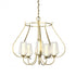 Hubbardton Forge Flora 5 Arm Chandelier Model: 103045-SKT-86-GG0303