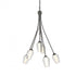 Hubbardton Forge Flora 6 Arm Chandelier Model: 103043-SKT-82-GG0303