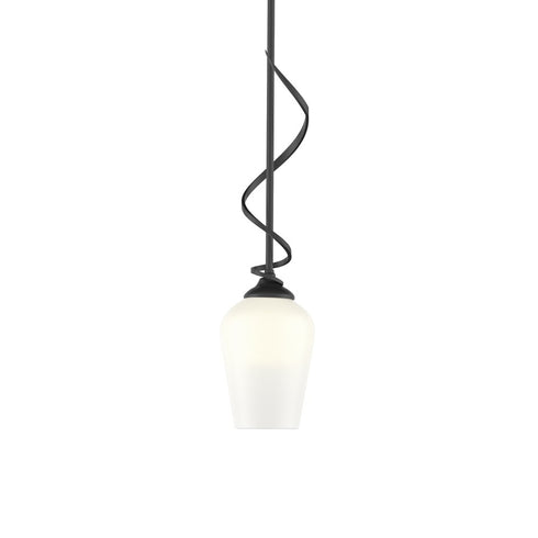 Hubbardton Forge Flora Down Light Mini Pendant in Bronze Finish Model: 183030-SKT-MULT-05-GG0303