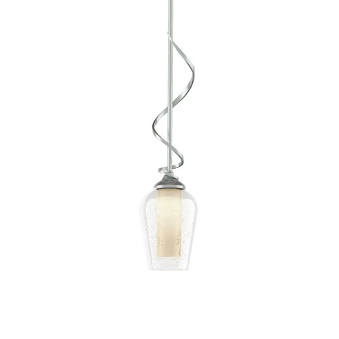 Hubbardton Forge Flora Down Light Mini Pendant in Bronze Finish Model: 183030-SKT-MULT-05-GG0303