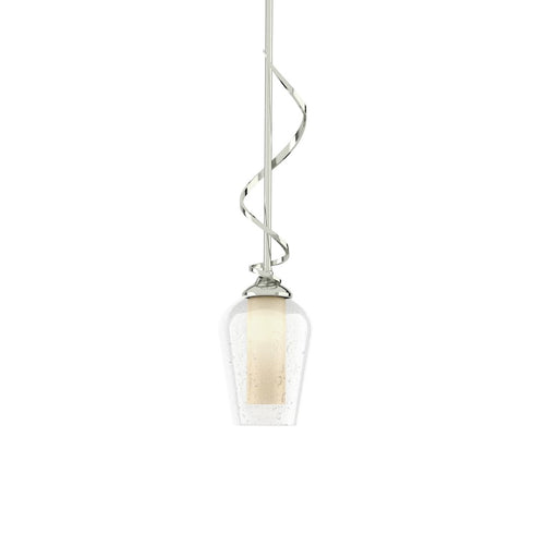 Hubbardton Forge Flora Down Light Mini Pendant in Bronze Finish Model: 183030-SKT-MULT-05-GG0303