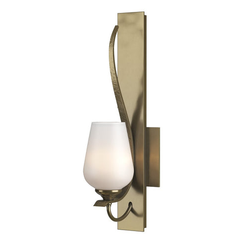 Hubbardton Forge Flora Sconce in Bronze Finish Model: 203035-SKT-05-GG0303