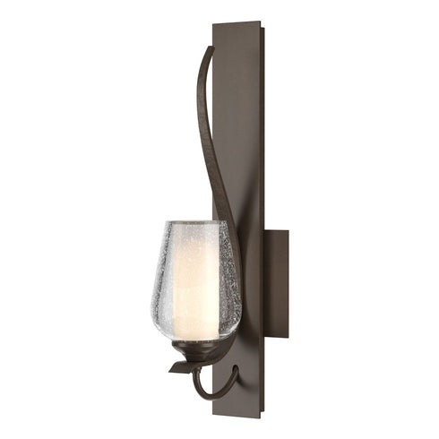 Hubbardton Forge Flora Sconce in Bronze Finish Model: 203035-SKT-05-GG0303