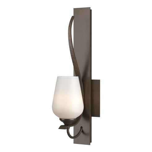 Hubbardton Forge Flora Sconce in Bronze Finish Model: 203035-SKT-05-GG0303