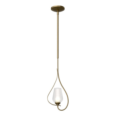 Hubbardton Forge Flora Up Light Mini Pendant in Bronze Finish Model: 183050-SKT-MULT-05-ZS0354