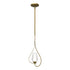 Hubbardton Forge Flora Up Light Mini Pendant in Bronze Finish Model: 183050-SKT-MULT-05-ZS0354