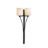 Hubbardton Forge Formae Contemporary 2 Light Sconce in Bronze Finish Model: 204672-SKT-05-GG0169