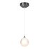 Hubbardton Forge Fritz Globe 1 Light Mini Pendant in White Finish Model: 161187-SKT-STND-02-FD0750