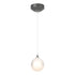 Hubbardton Forge Fritz Globe 1 Light Mini Pendant in White Finish Model: 161187-SKT-STND-02-FD0750