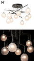 Hubbardton Forge Fritz Globe 10 Light Mobile Pendant in Oil Rubbed Bronze Finish Model: 131151-SKT-STND-14-FD0750