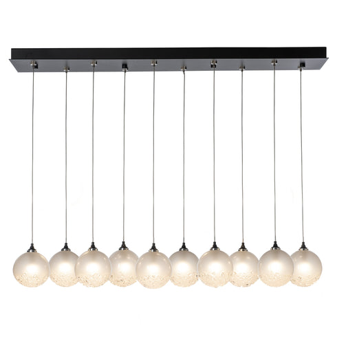 Hubbardton Forge Fritz Globe 10 Light Pendant Model: 131130-SKT-LONG-05-FD0750