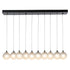 Hubbardton Forge Fritz Globe 10 Light Pendant Model: 131130-SKT-LONG-05-FD0750