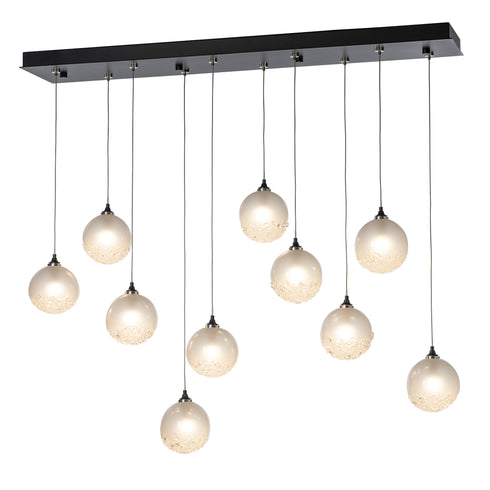 Hubbardton Forge Fritz Globe 10 Light Pendant Model: 131130-SKT-LONG-20-FD0750