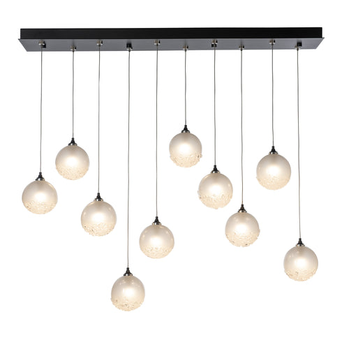 Hubbardton Forge Fritz Globe 10 Light Pendant Model: 131130-SKT-STND-02-FD0750
