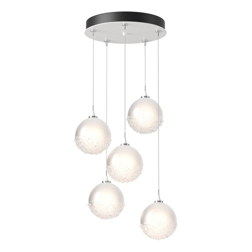 Hubbardton Forge Fritz Globe 5 Light Pendant Model: 131131-SKT-LONG-20-FD0750