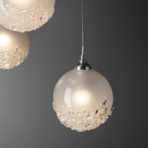 Hubbardton Forge Fritz Globe 5 Light Pendant Model: 131131-SKT-LONG-20-FD0750