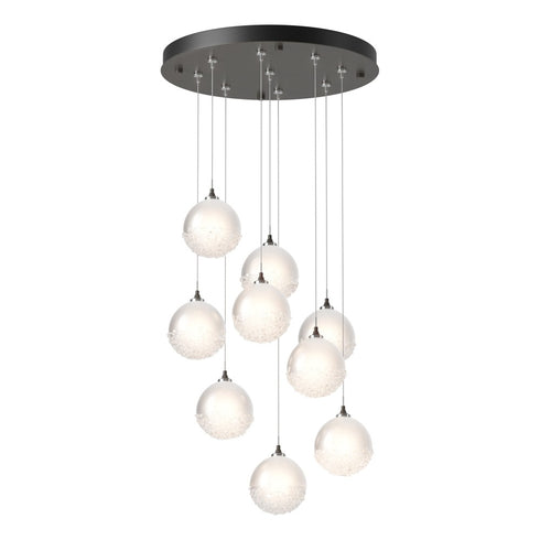 Hubbardton Forge Fritz Globe 9 Light Pendant Model: 131133-SKT-STND-82-FD0750