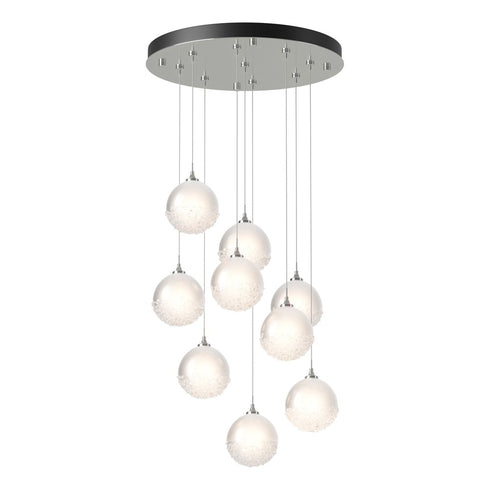 Hubbardton Forge Fritz Globe 9 Light Pendant Model: 131133-SKT-STND-82-FD0750