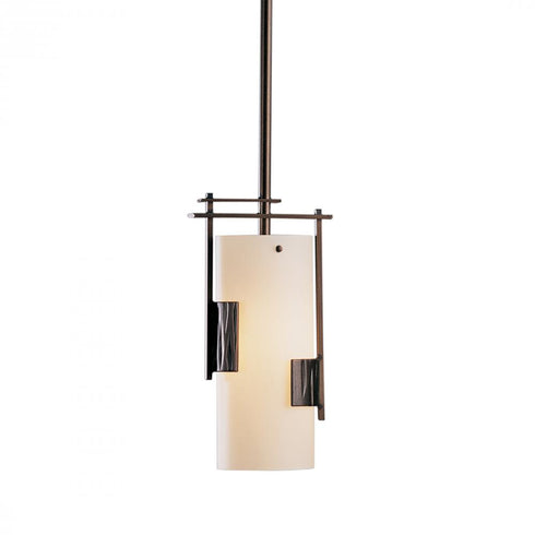 Hubbardton Forge Fullered Impressions Mini Pendant in Bronze Finish Model: 185400-SKT-MULT-05-GG0075