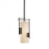 Hubbardton Forge Fullered Impressions Mini Pendant in Bronze Finish Model: 185400-SKT-MULT-05-GG0075
