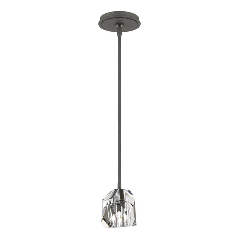 Hubbardton Forge Gatsby 1 Light Mini Pendant in White Finish Model: 181061-SKT-MULT-02-CR