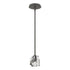 Hubbardton Forge Gatsby 1 Light Mini Pendant in White Finish Model: 181061-SKT-MULT-02-CR