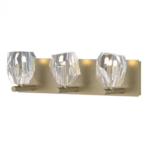 Hubbardton Forge Gatsby 3 Light Bath Sconce in Black Finish Model: 201322-SKT-10-CR
