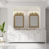 Hubbardton Forge Gatsby 3 Light Bath Sconce in Black Finish Model: 201322-SKT-10-CR