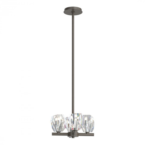 Hubbardton Forge Gatsby 4 Light Semi Flus Pendant Model: 131061-SKT-MULT-20-CR