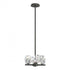 Hubbardton Forge Gatsby 4 Light Semi Flus Pendant Model: 131061-SKT-MULT-20-CR