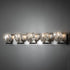 Hubbardton Forge Gatsby 5 Light Bath Sconce in Black Finish Model: 201323-SKT-10-CR