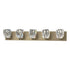 Hubbardton Forge Gatsby 5 Light Bath Sconce in Black Finish Model: 201323-SKT-10-CR