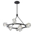 Hubbardton Forge Gatsby 9 Light Ring Pendant Model: 131067-SKT-MULT-14-CR