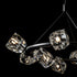 Hubbardton Forge Gatsby 9 Light Ring Pendant Model: 131067-SKT-MULT-20-CR