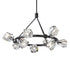 Hubbardton Forge Gatsby 9 Light Ring Pendant Model: 131067-SKT-MULT-20-CR