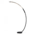 Hubbardton Forge Glissade LED Arc Floor Lamp in Black Finish Model: 241108-LED-10-ZM0749