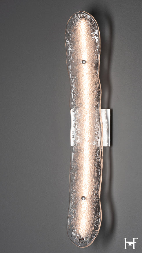 Hubbardton Forge Glissade LED Bath Bar in Sterling Finish Model: 202222-LED-85-ZM0815