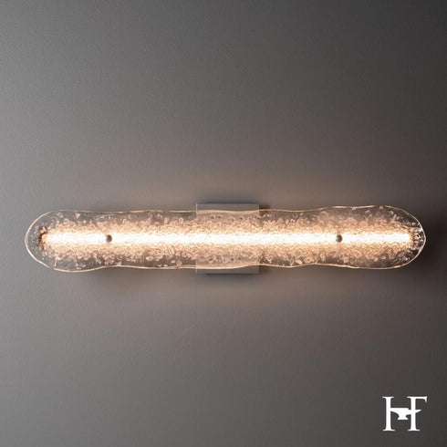 Hubbardton Forge Glissade LED Bath Bar in Sterling Finish Model: 202222-LED-85-ZM0815