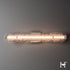 Hubbardton Forge Glissade LED Bath Bar in Sterling Finish Model: 202222-LED-85-ZM0815