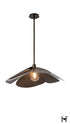 Hubbardton Forge Hana Large Pendant in Dark Smoke Finish Model: 139465-SKT-MULT-07
