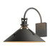 Hubbardton Forge Henry Large Outdoor Sconce in Coastal Oil Rubbed Bronze Finish Model: 302712-SKT-14