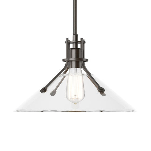 Hubbardton Forge Henry Medium Glass Shade Pendant Model: 134553-SKT-MULT-86-FD0686