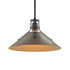 Hubbardton Forge Henry Medium Steel Shade Pendant Model: 134550-SKT-MULT-82-85